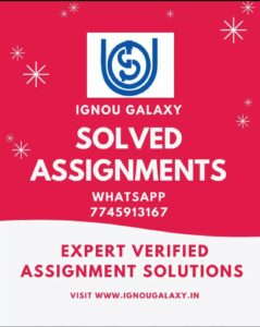 ignou solved assignments