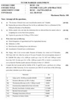 BCOC 136 QUESTION PAPER