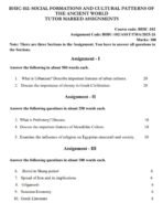 BHIC 102 QUESTION PAPERE