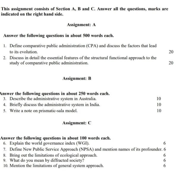 BPAC 107 QUESTION PAPER