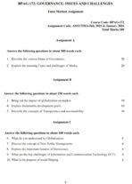BPAG 172 QUESTION PAPER