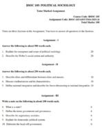 BSOC 105 QUESTION PAPER