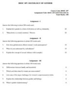 BSOC 107 QUESTION PAPER