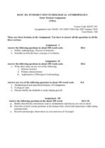 BANC 101 Question Paper