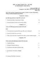 BHIC-113 IGNOU Assignment