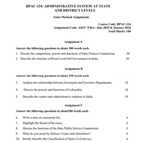 BPAC 134