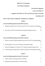 BESE 141 IGNOU Solved Assignments 2024-25 (English) PDF Download – IGNOU Galaxy - Image 2