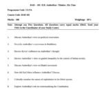 BAB-101 QUESTION PAPER