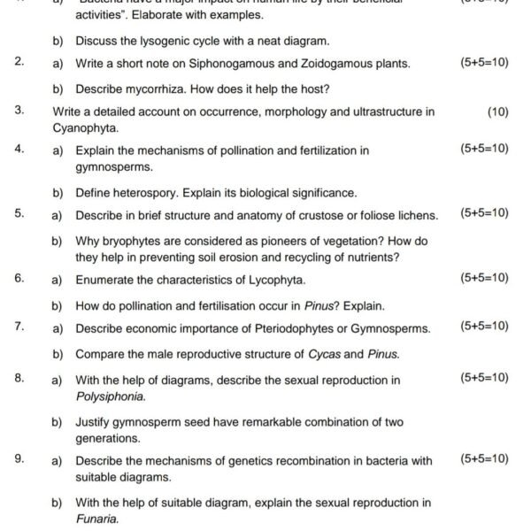 BBYCT 131 QUESTION PAPER