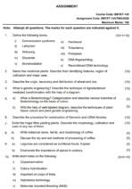 BBYET 143 QUESTION PAPER