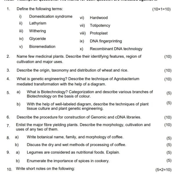 BBYET 143 QUESTION PAPER