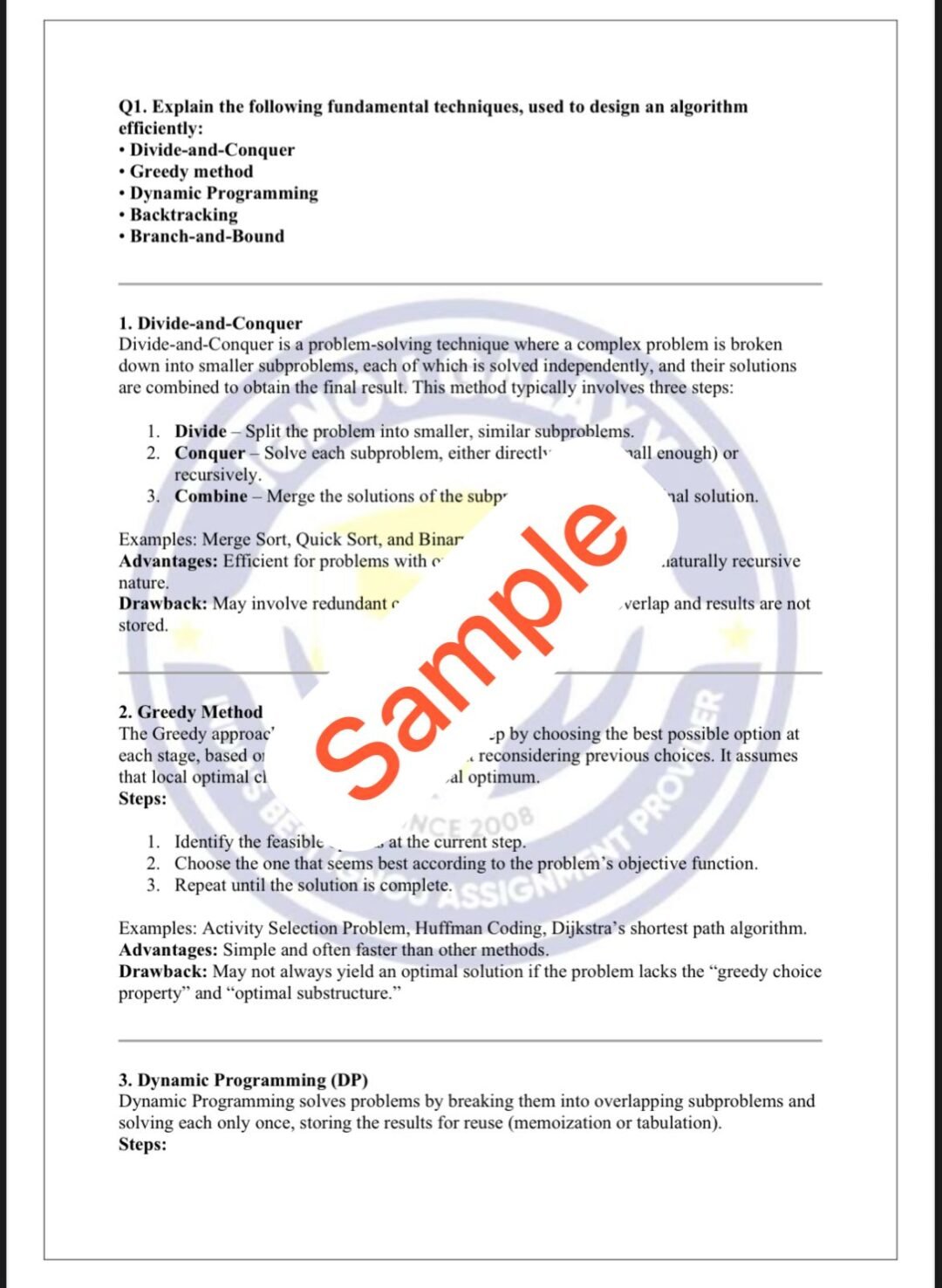 BCS 042 IGNOU Solved Assignments 2024-25 (English) PDF Download – IGNOU ...
