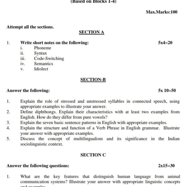 BEGG 172 QUESTION PAPER