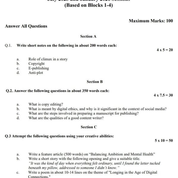 BEGG 174 QUESTION PAPER