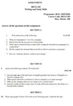 BEGS 183 QUESTION PAPER