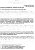 BEGS 186 QUESTION PAPER