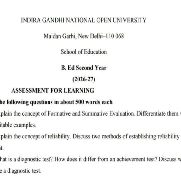 BES-127 QUESTION PAPER