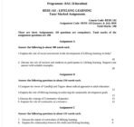 BESE-142 QUESTION PAPER