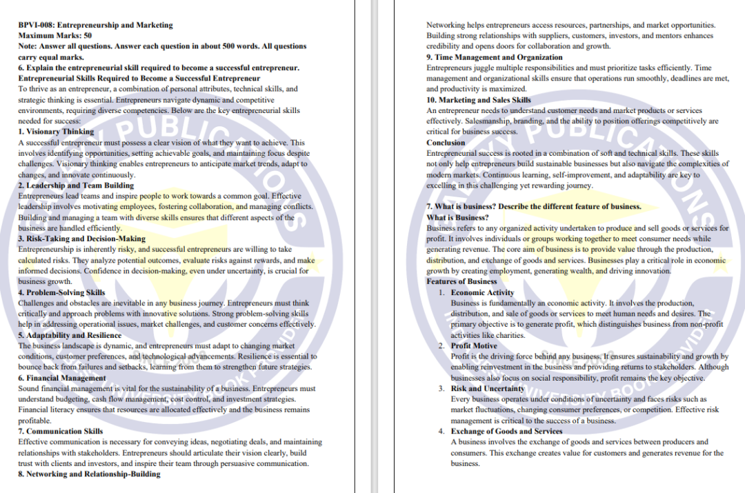 BPVI 008 IGNOU Solved Assignments 2024-25 (English) PDF Download – IGNOU Galaxy - Image 3