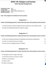 BSOE 145 IGNOU Solved Assignments 2025-26 (English) PDF Download – IGNOU Galaxy - Image 2