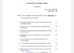 BSW-126 QUESTION PAPER