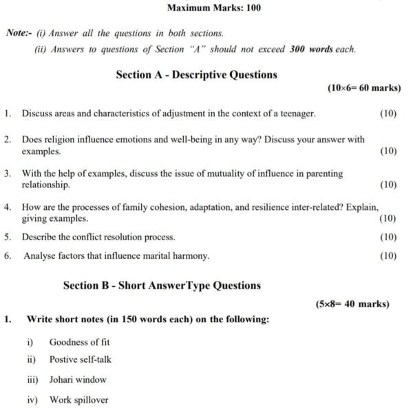 MCFT 06 QUESTION PAPER