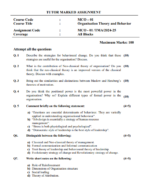 MCO 01 (OLD) IGNOU Solved Assignments 2024-25 (English) PDF Download – IGNOU Galaxy - Image 2