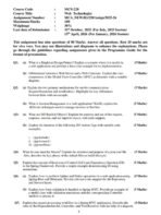 MCS 220 QUESTION PAPER