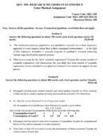 MEC 109 QUESTION PAPER