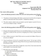 MEC 205 QUESTION PAPER