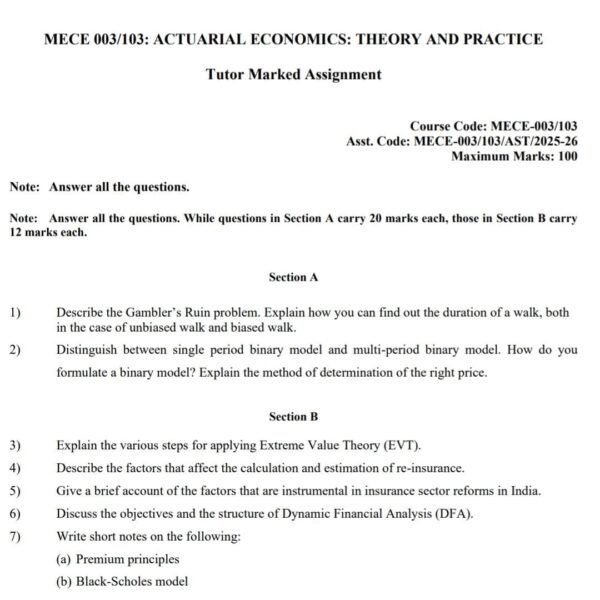MECE 03 QUESTION PAPER