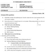 MER 009 QUESTION PAPER