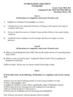 MGG 13 QUESTION PAPER