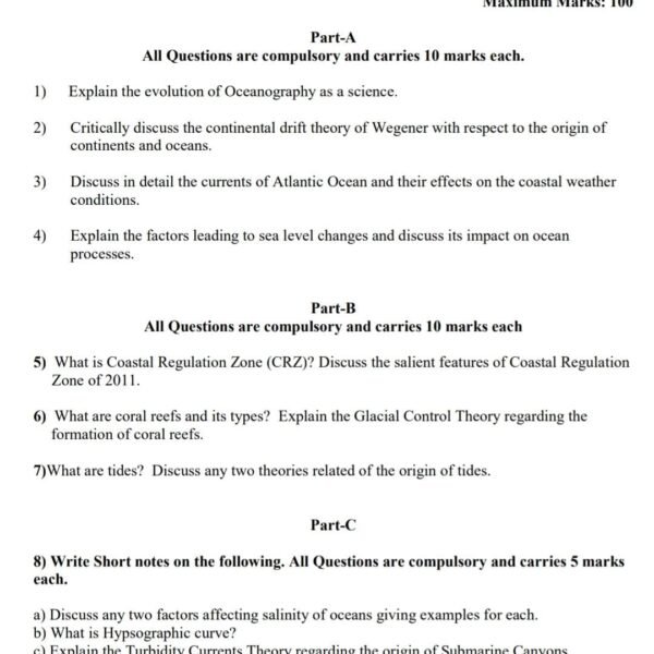 MGG 13 QUESTION PAPER
