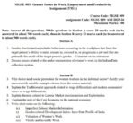 MGSE 09 QUESTION PAPER