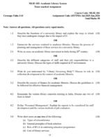 MLIE 103 QUESTION PAPER