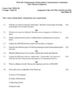 MLII 103 IGNOU Solved Assignments 2025-26 (English) PDF Download – IGNOU Galaxy - Image 2