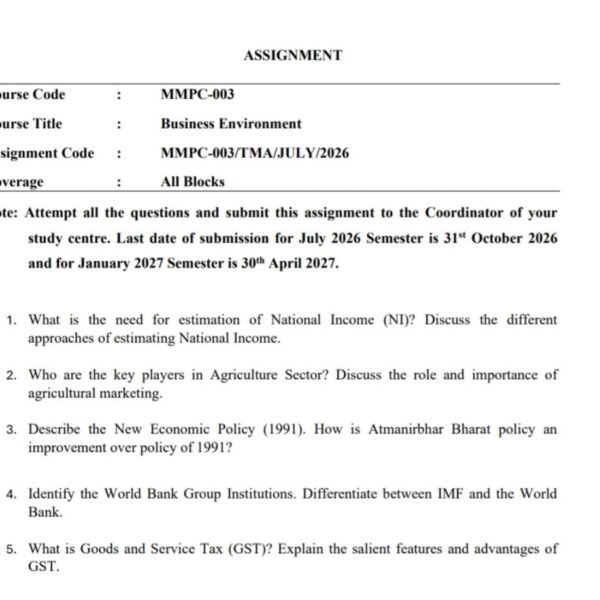 MMPC-003 QUESTION PAPER