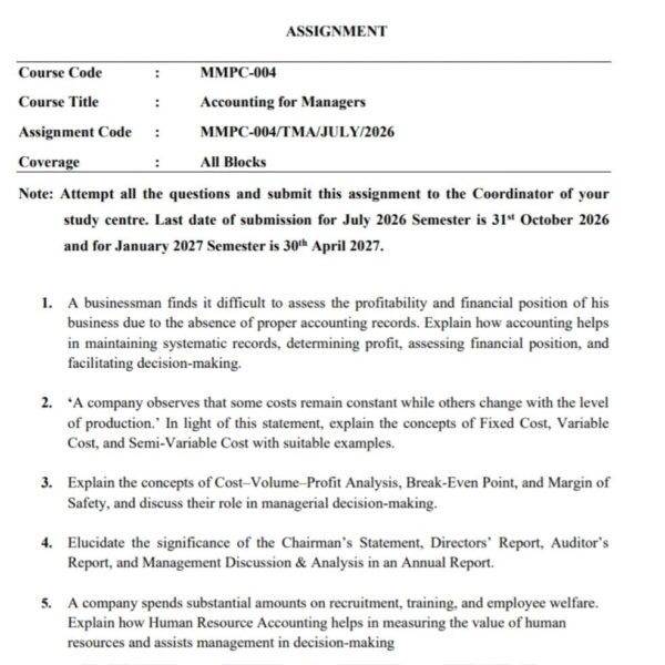 MMPC 004 QUESTION PAPER