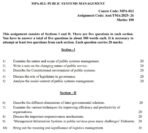 MPA 013 IGNOU Solved Assignments 2025-26 (English) PDF Download – IGNOU Galaxy - Image 2