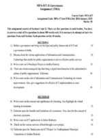 MPA 017 IGNOU Solved Assignments 2024-25 (English) PDF Download – IGNOU Galaxy - Image 2