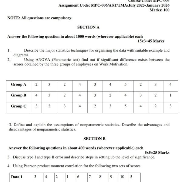 MPC 06 QUESTION PAPER