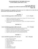 MPCE 013 IGNOU Solved Assignments 2025-26 (English) PDF Download – IGNOU Galaxy - Image 2