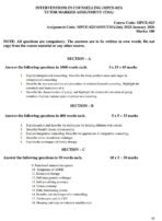 MPCE 023 IGNOU Solved Assignments 2025-26 (English) PDF Download – IGNOU Galaxy - Image 2