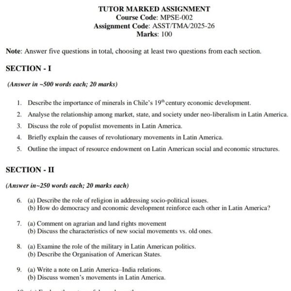 MPSE 02 QUESTION PAPER