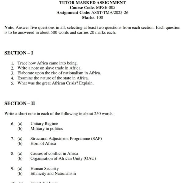 MPSE 05 QUESTION PAPER