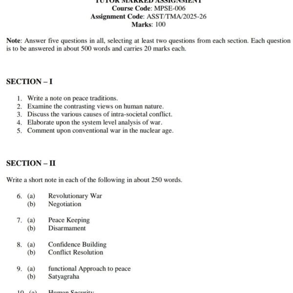 MPSE 06 QUESTION PAPER