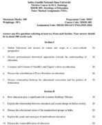 MSOE 01 QUESTION PAPER