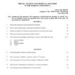 MHI 101 IGNOU Assignment