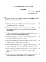 BSW 129 IGNOU Assignment